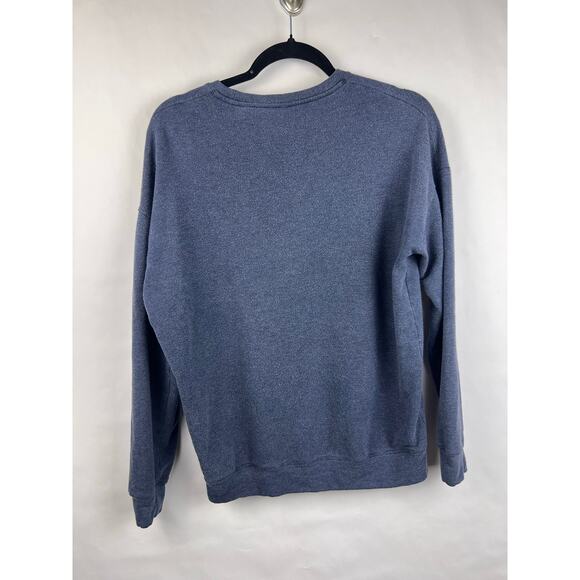Athleta Sweatshirt Blue TENCEL Cotton Modal Spandex Pullover Relaxed Fit Cozy - Picture 7 of 11